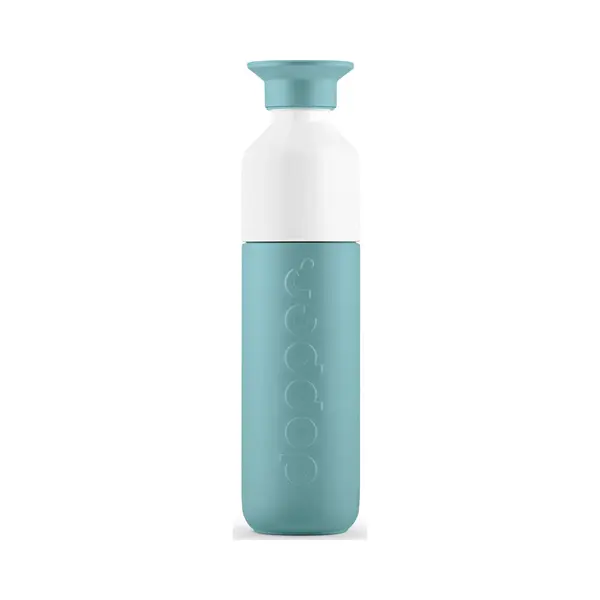 Dopper Insulated 350ml Thermosflasche Bottlenose Blue - Doppelwandig, Auslaufsicher, Hält 24h Kalt/9h Heiß - Edelstahl Trinkflasche - Thermobecher - thumbnail