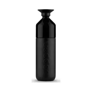 Dopper Insulated 1L Thermosflasche Blazing Black - Doppelwandig, Auslaufsicher, Hält 24h Kalt/9h Heiß - Edelstahl Trinkflasche - Thermobecher -