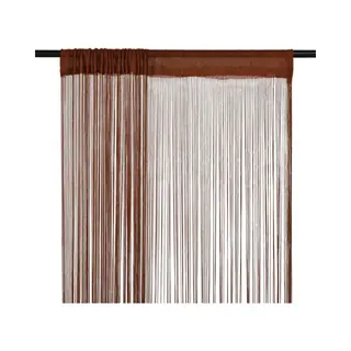 VidaXL Draadgordijnen 100x250 Cm Bruin 2 St