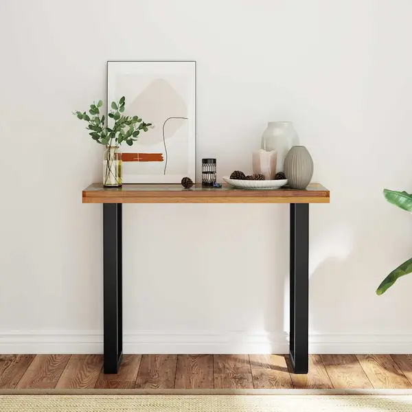 VidaXL Wandtafel 100x35x75 Cm Teakhout thumbnail