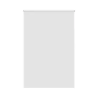 VidaXL Shower Roller Blind, Sleek White, Water-Resistant & Translucent Bathroom Curtain Alternative, Easy To Install, Made Of Eva - 160x240 Cm