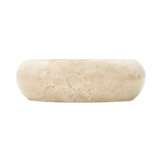 VidaXL Gootsteen 40x12 Cm Marmer Crème