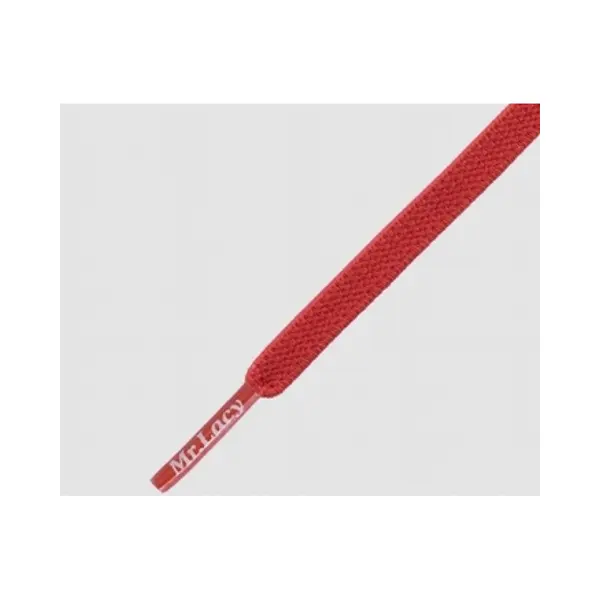 Mr. Lacy - Schoenveter - Flexies - Plat - Rood - Elastische Veters - Lengte90 Cm thumbnail