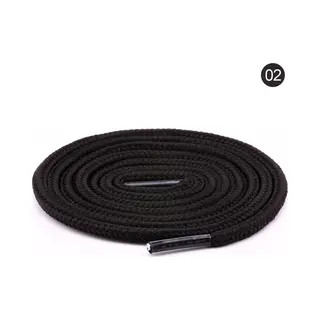 2 Paar Zwarte Ronde Schoenveters 120 Cm – Stevige Duurzame Veters