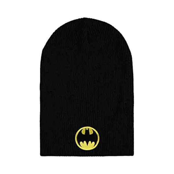 Difuzed Batman Logo Unisex Beanie - Zwart - Standard thumbnail