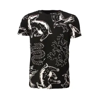 Difuzed Harry Potter Wizards Unite All Over Print T-Shirt Zwart - Xxl