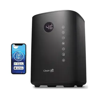 Clean Air Optima Ca-605 luchtbevochtiger Ultrasonic 5 l Zwart, Wit 138 W