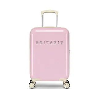 Suitsuit Handgepäck Koffer Mit 4 Rollen 55 X 35 X 20 Cm - Hartschalen Kabinentrolley Mit Tsa-Schloss - Fabulous Fifties Pink Dust