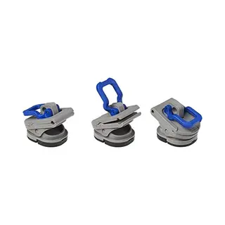 ProPlus Schroefloze Voortentclips - Lichtgewicht Nylon - Set Van 3 - Grijs/blauw