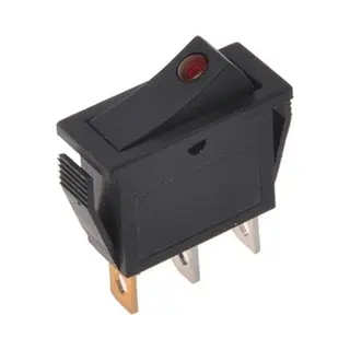 Proplus Wipschakelaar Met Led - Lampje Rood 12V/24V - Max.10