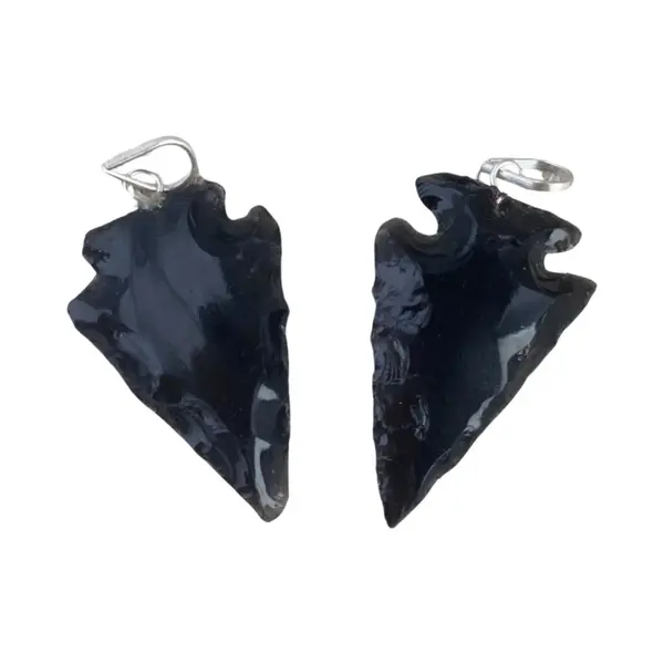 Ruben Robijn Speerpunt Hanger Obsidiaan Zwart thumbnail
