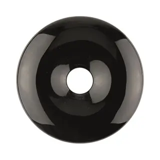 Ruben Robijn Obsidiaan Zwart Donut 40 Mm