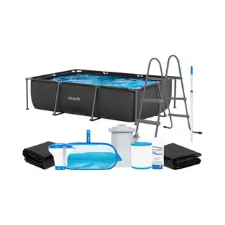 VirtuFit Zwembad Rechthoekig 300x210 Cm Compleet Pakket