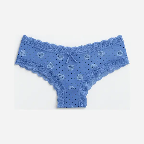 J&C String /hipster Katoen Hart - S - Blauw thumbnail
