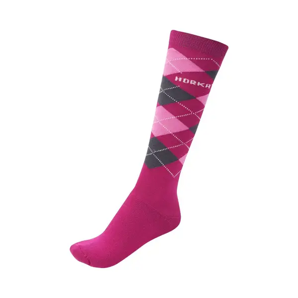 Horka, Damen, Sportsocken, Socken Damen (27 - 30, 31 - 34, 35 - 38, 39 - 42), Schwarz, Pink thumbnail