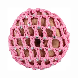 Horka Knot Haarnet Strass - Roze