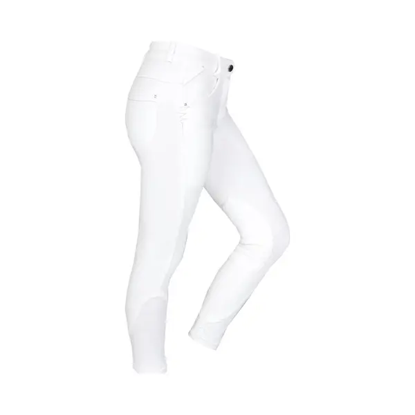 Red Horse Junior Rijbroek Evy Slimfit 116 Wit thumbnail