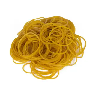 Benson Elastiekjes - 1x Zak 50 Gram - Bruin - Hobby - Kantoor - Elastiek