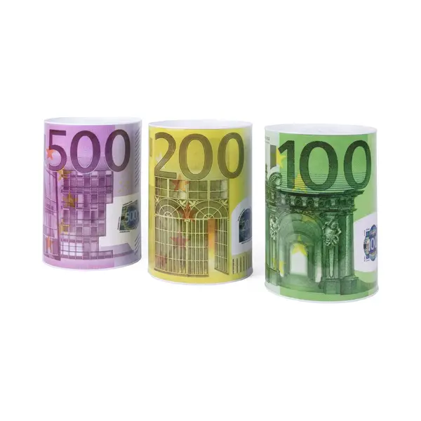 Benson Verrassingsspaarpot - Eurobiljetten - Metaal - 20 X 14, 5 Cm thumbnail