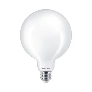 Philips by Signify Philips Filament-Lampe Milchglas, 75 W G120 E27