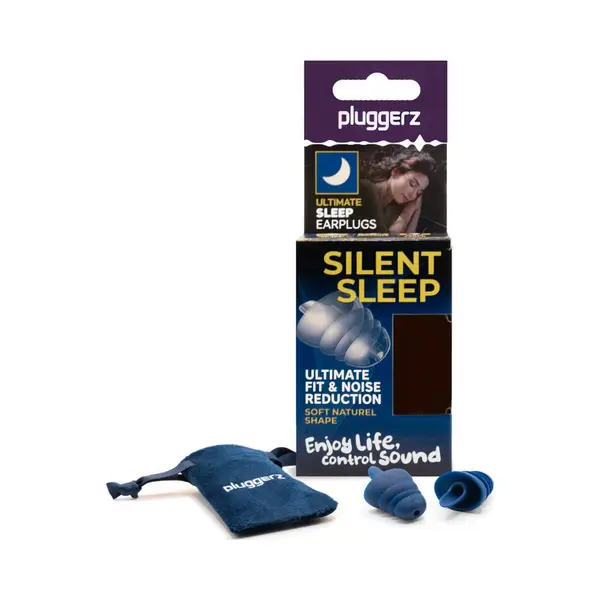 Pluggerz Premium Silent Sleep Earplugs With Travel Case Hypoallergenic Ear Plugs For Side Sleepers, Noise Reduction 27dB, Reusable Comfortable Hearing thumbnail