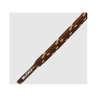 Mr. Lacy - Schoenveters - Outdoorveters - Bergschoenveters - Hikies - Rond - Donkerbruin/lichtbruin - Waterafstotend - Lengte 120 Cm