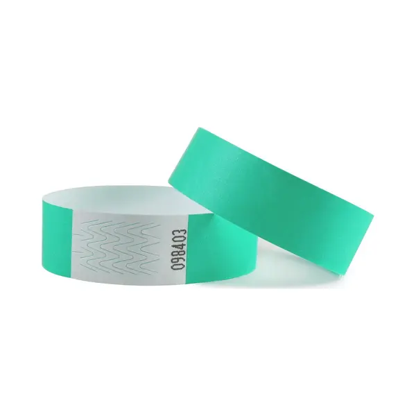 CombiCraft Blanco Tyvek Polsbandjes Turquoise - 1000 Stuks thumbnail