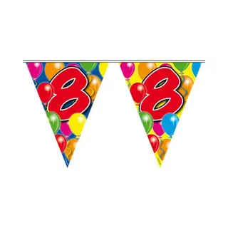 Folat - Vlaggenlijn 8 Jaar Ballonnen (10 Meter)