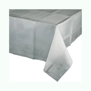 Tafelkleed Zilver Grijs 274 X 137 Cm