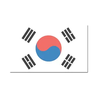 Vlag Van Zuid Korea - 90 X 150 Cm - Feestartikelen - Landen Thema - Supporters - Versiering
