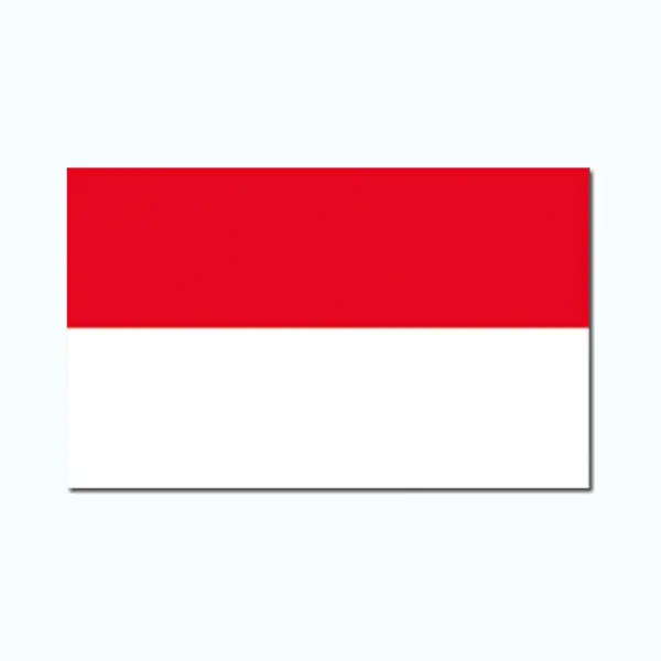 Luxe Vlag Indonesië - Indonesische Vlag - Polyester - 100 X 150 Cm - Wk Landen Vlaggen thumbnail