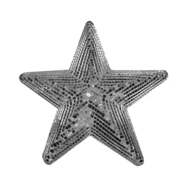 Discobal In Ster Vorm - Disco Spiegelbol Van 25 Cm - Kunststof thumbnail