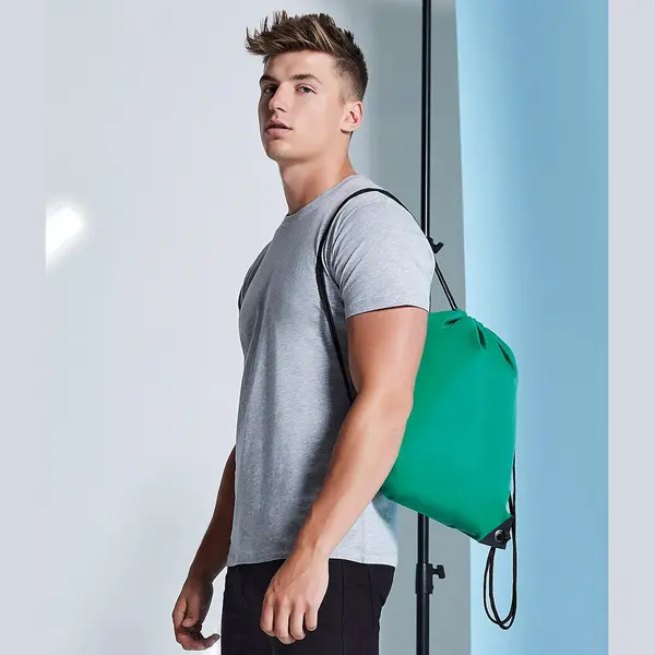 Bagbase Gymtas Met Rijgkoord 12 Liter - Zilver thumbnail