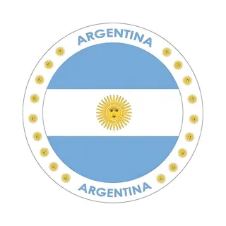 Bellatio Decorations Bierviltjes Argentinie - 25x Stuks - Landenthema - Versiering - Onderzetter