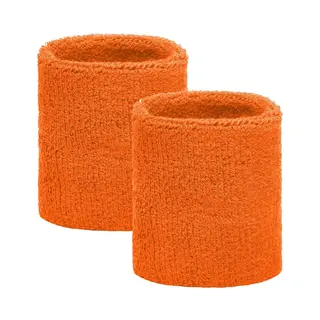 Oranje Pols Zweetbandjes 2 Stuks