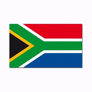 Zuid Afrikaanse Vlag Met 2 Gratis Zuid Afrika Stickers