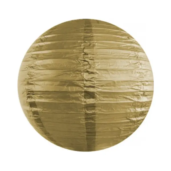Luxe Bol Lampion Goud 35 Cm thumbnail