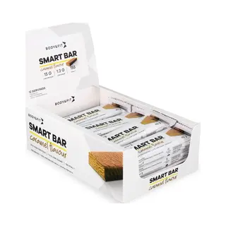 Body & Fit Smart Bars Proteine Repen - Protein Bar - Eiwitreep Met 15 Gram Eiwit - Caramel - 540 Gram (12 Eiwitrepen)