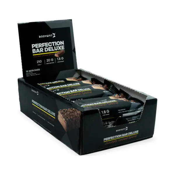 Body&Fit Perfection Bar Deluxe Chocolate Caramel 15 X 55 Gr thumbnail