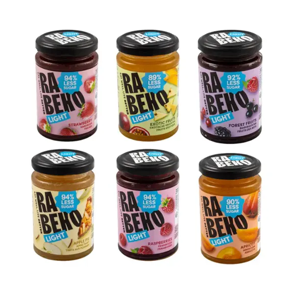 Rabeko Zero Jam Mix - Voordeelpakket Voor Broodbeleg En Yoghurt - 4x235 Gram thumbnail