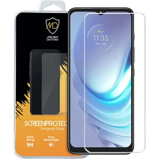 MobyDefend Screenprotector - Geschikt Voor Motorola Moto G50 - Case-Friendly Screensaver - Gehard Glas