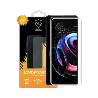 2-Pack MobyDefend Screenprotectors - Geschikt Voor Motorola Edge 20 Lite - Case-Friendly Screensaver - Gehard Glas