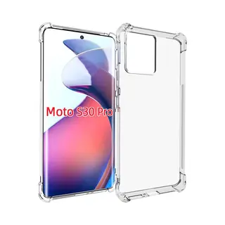 MobyDefend Hoesje - Geschikt Voor Motorola Edge 30 Fusion - Transparante Shockproof Tpu Backcover - Verstevigde Hoeken - Volledig Doorzichtig