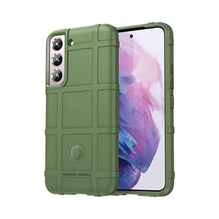 MobyDefend Hoesje - Geschikt Voor Samsung Galaxy S23 - Rugged Shield Tpu Backcover - Groen