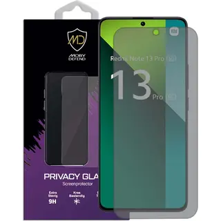 MobyDefend Screenprotector - Geschikt Voor Xiaomi Redmi Note 13 Pro 5G - Matte Privacy Glass Screensaver