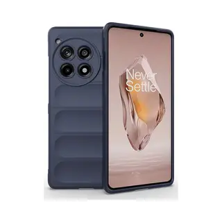 MobyDefend Hoesje - Geschikt Voor OnePlus 12R - Tpu Gripcase - Blauw