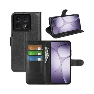 MobyDefend Hoesje - Geschikt Voor Xiaomi 14T Pro - Kunstleren Wallet Book Case (Sluiting Voorkant) - Zwart