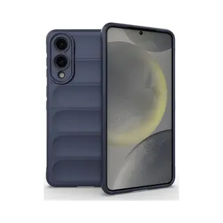 MobyDefend Hoesje - Geschikt Voor Samsung Galaxy S25 Edge - Tpu Gripcase - Blauw