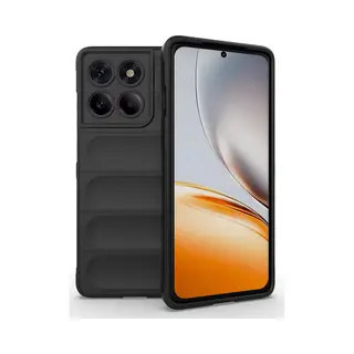MobyDefend Hoesje - Geschikt Voor Motorola Edge 60 Pro - Tpu Gripcase - Zwart