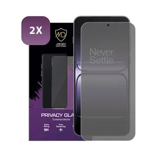 2-Pack MobyDefend Screenprotectors - Geschikt Voor OnePlus Nord 5 - Hd Privacy Glass Screensavers
